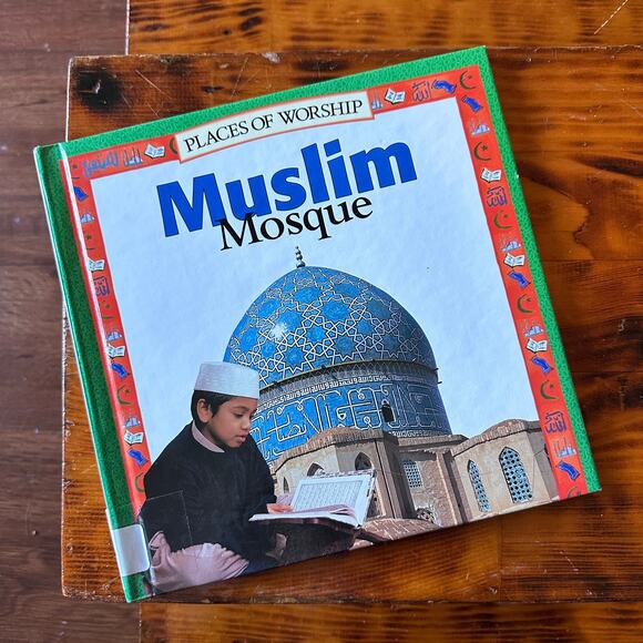 Vintage 2000 Places Of Worship Muslim Mosque Hardcover Book - Picture 1 of 12